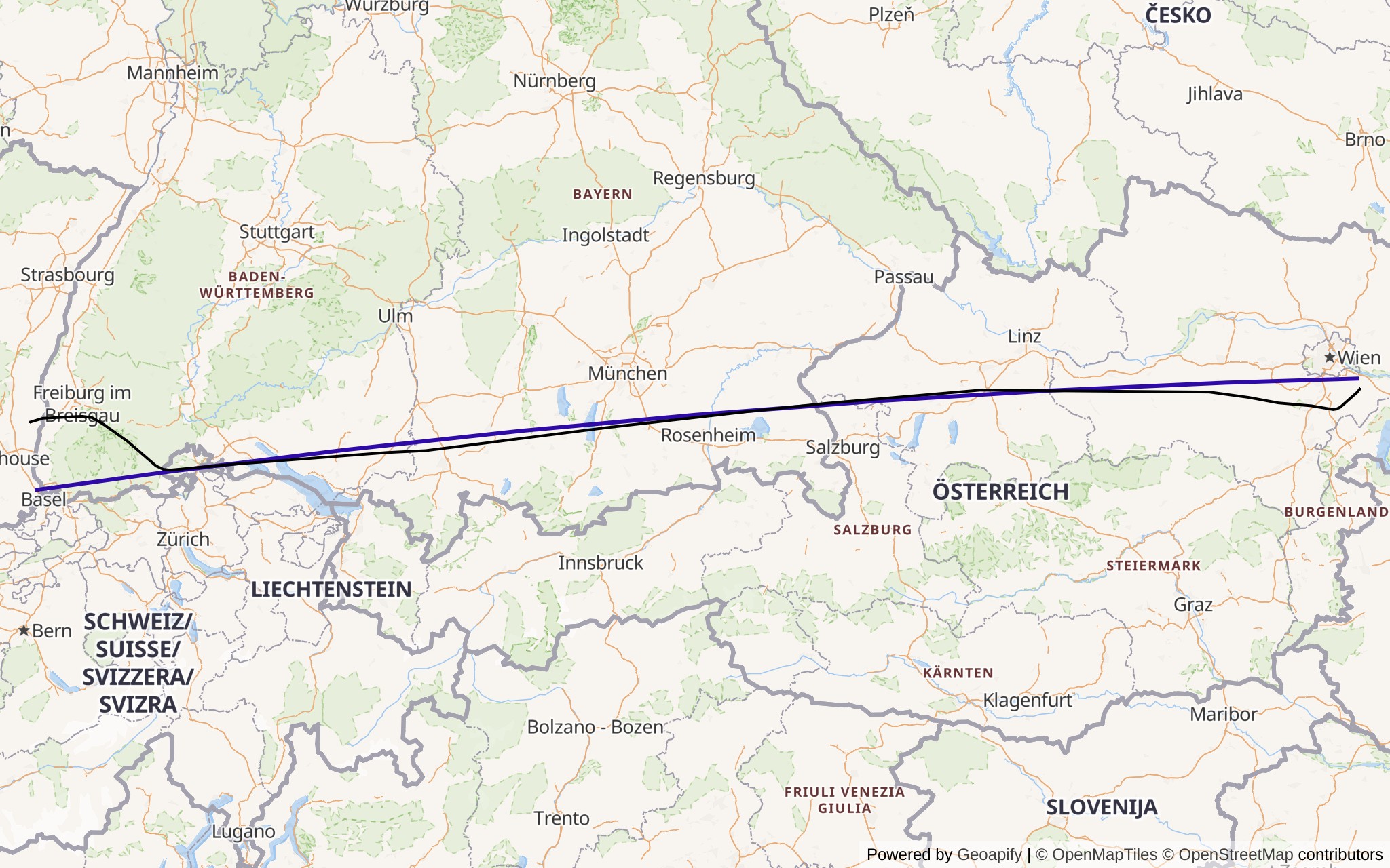 All my flights in Europe so far