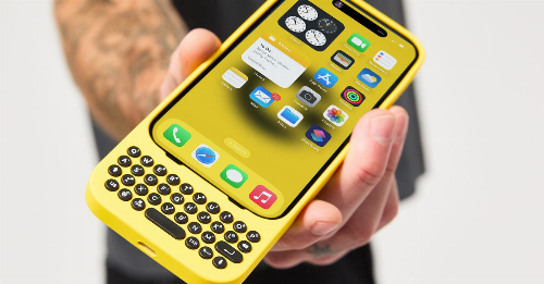 Clicks is a BlackBerry-style iPhone keyboard case designed for creators