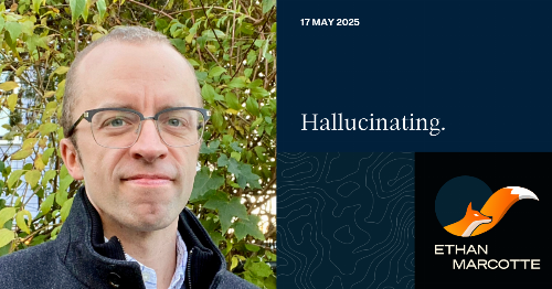 Hallucinating.