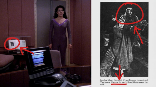 Proof that Patrick Stewart exists in the Star Trek universe