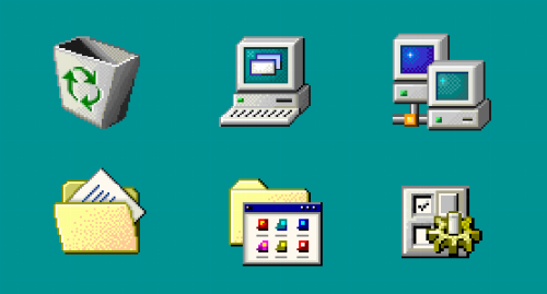 Windows 98 Icons are Great